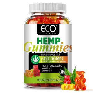 ECO Finest Hemp Gummies 60 Snoepjes Voedingssupplement
