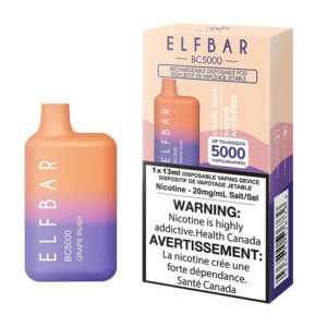 ELF BAR BC5000 Disposable 5000 trekjes Grape Rush 11,5 ml